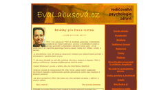 Desktop Screenshot of evalabusova.cz